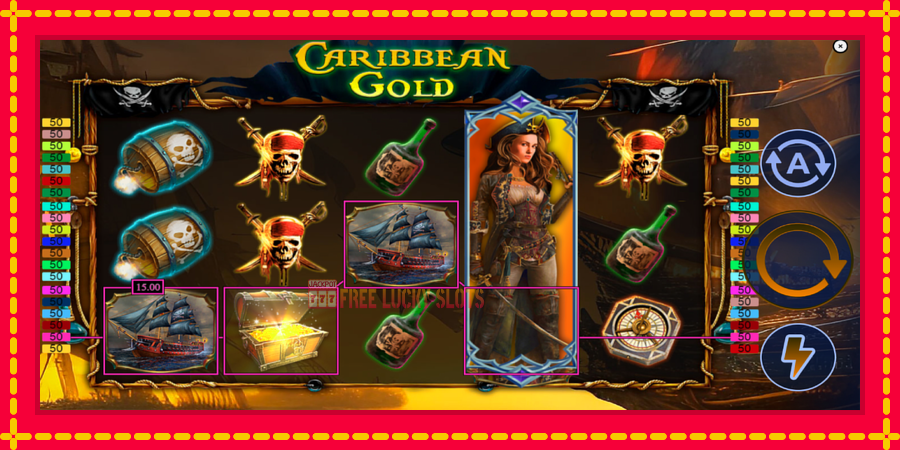 Caribbean Gold.: สล็อตแมชชีนพร้อมกราฟิกที่ทันสมัย, รูปภาพ 2