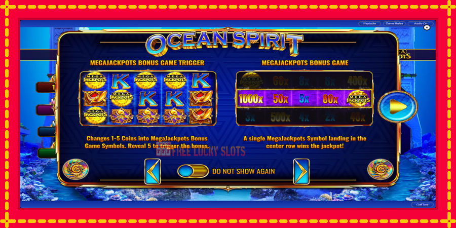 Ocean Spirit MegaJackpots: สล็อตแมชชีนพร้อมกราฟิกที่ทันสมัย, รูปภาพ 2