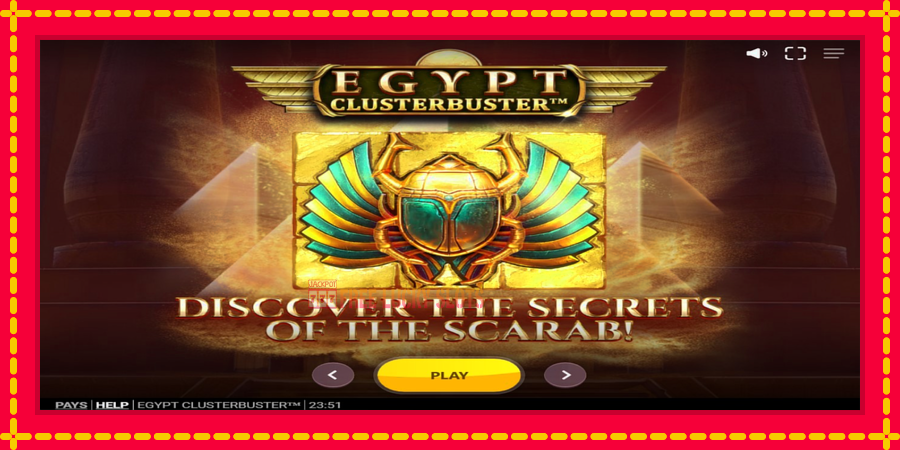 Egypt Clusterbuster: สล็อตแมชชีนพร้อมกราฟิกที่ทันสมัย, รูปภาพ 1