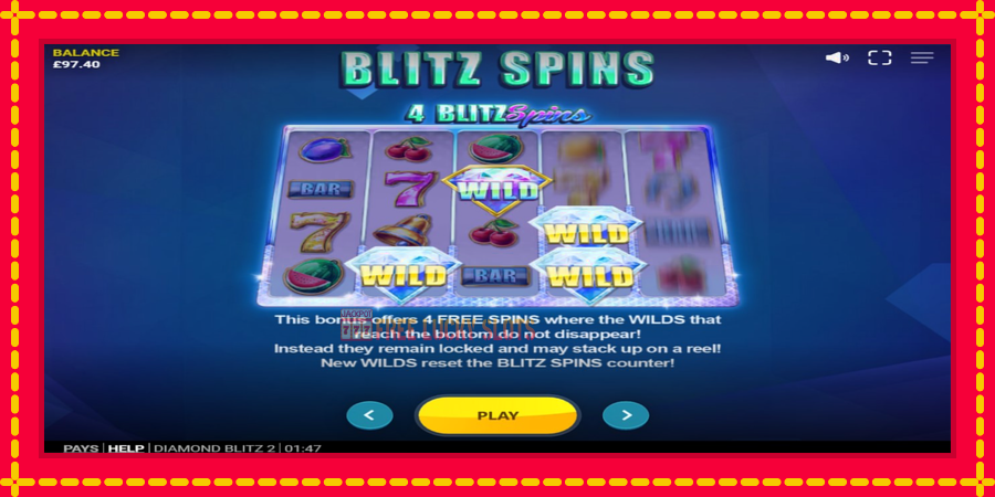 Diamond Blitz 2: สล็อตแมชชีนพร้อมกราฟิกที่ทันสมัย, รูปภาพ 6