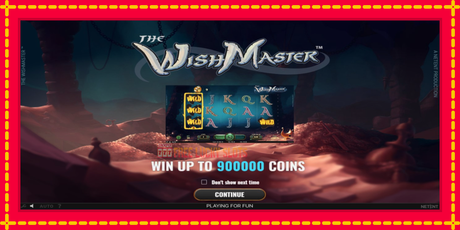 Wish Master: สล็อตแมชชีนพร้อมกราฟิกที่ทันสมัย, รูปภาพ 1