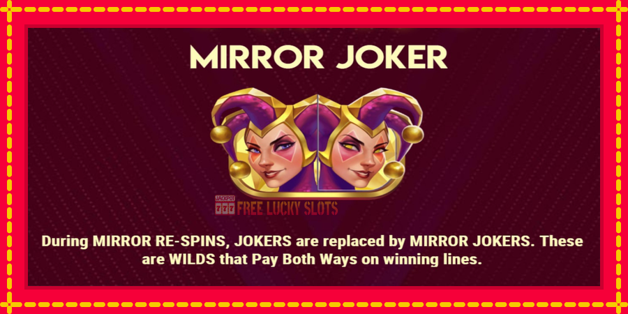 Mirror Joker: สล็อตแมชชีนพร้อมกราฟิกที่ทันสมัย, รูปภาพ 6