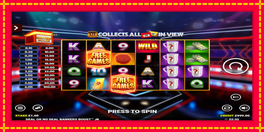 Deal or No Deal Bankers Boost Jackpot King: สล็อตแมชชีนพร้อมกราฟิกที่ทันสมัย, รูปภาพ 1