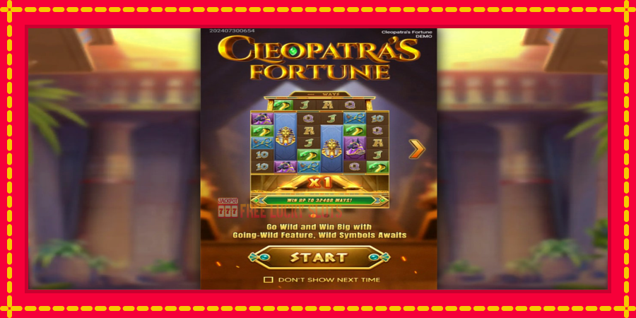 Cleopatras Fortune: สล็อตแมชชีนพร้อมกราฟิกที่ทันสมัย, รูปภาพ 1