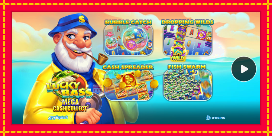 Lucky Bass Mega Cash Collect: สล็อตแมชชีนพร้อมกราฟิกที่ทันสมัย, รูปภาพ 1