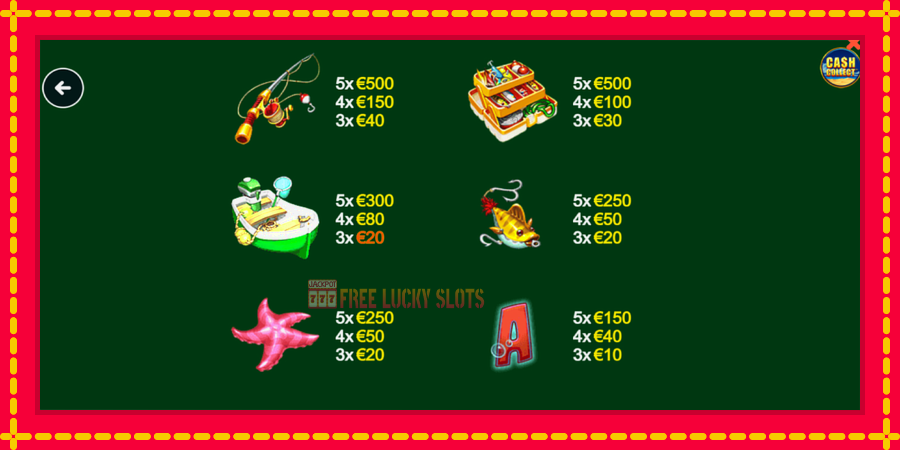 Lucky Bass Mega Cash Collect: สล็อตแมชชีนพร้อมกราฟิกที่ทันสมัย, รูปภาพ 6