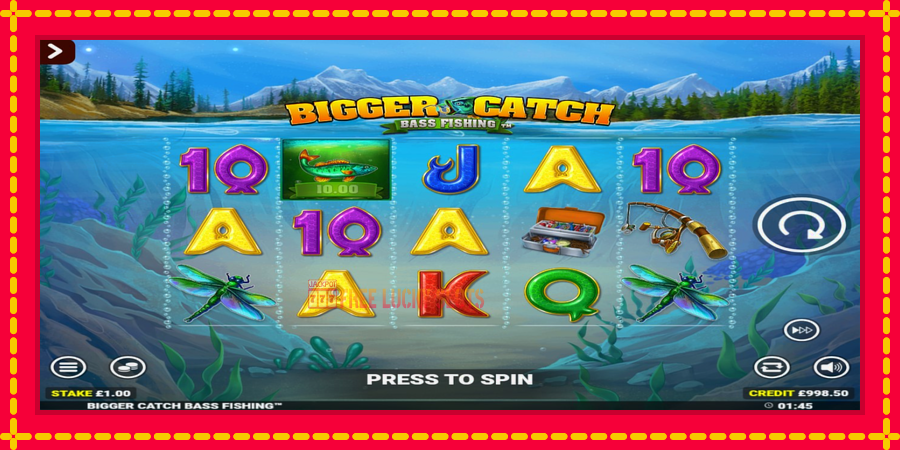 Bigger Catch Bass Fishing Rapid Fire Jackpots: สล็อตแมชชีนพร้อมกราฟิกที่ทันสมัย, รูปภาพ 2