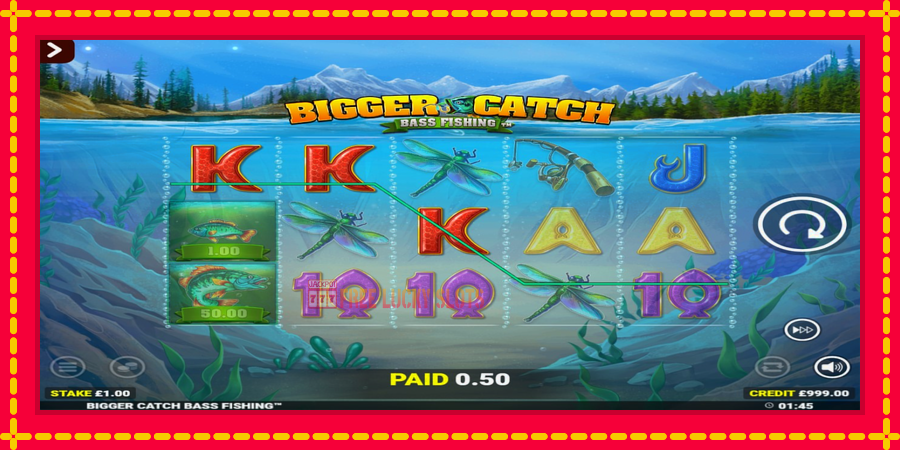 Bigger Catch Bass Fishing Rapid Fire Jackpots: สล็อตแมชชีนพร้อมกราฟิกที่ทันสมัย, รูปภาพ 3