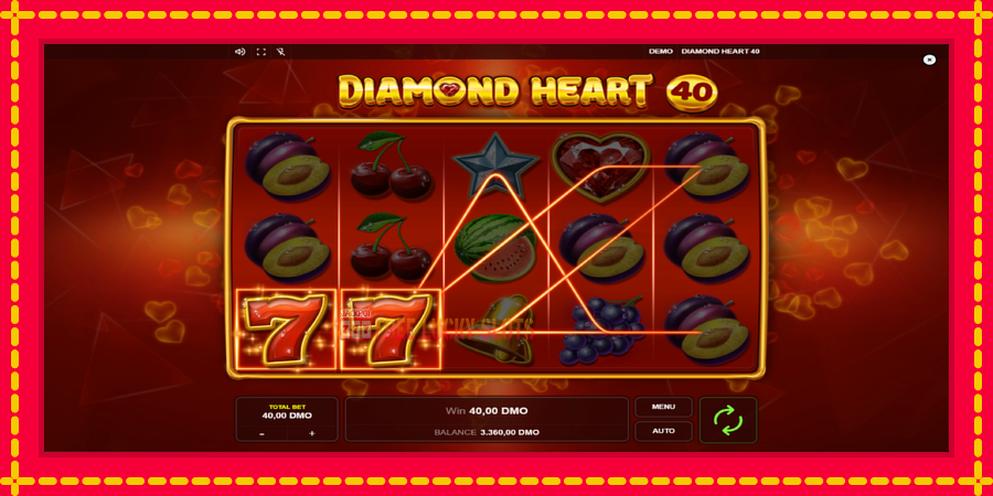 Diamond Heart 40: สล็อตแมชชีนพร้อมกราฟิกที่ทันสมัย, รูปภาพ 4