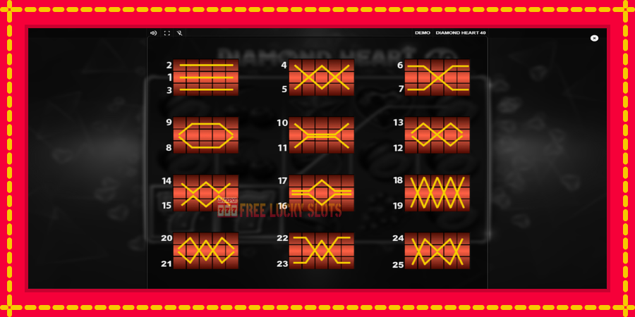 Diamond Heart 40: สล็อตแมชชีนพร้อมกราฟิกที่ทันสมัย, รูปภาพ 6