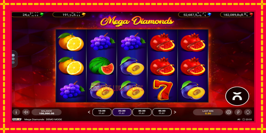 Mega Diamonds: สล็อตแมชชีนพร้อมกราฟิกที่ทันสมัย, รูปภาพ 1