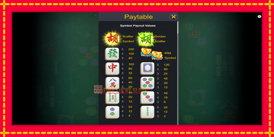 Golden Mahjong Deluxe: สล็อตแมชชีนพร้อมกราฟิกที่ทันสมัย, รูปภาพ 5