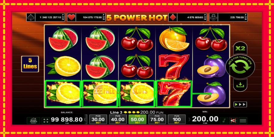 5 Power Hot: สล็อตแมชชีนพร้อมกราฟิกที่ทันสมัย, รูปภาพ 3