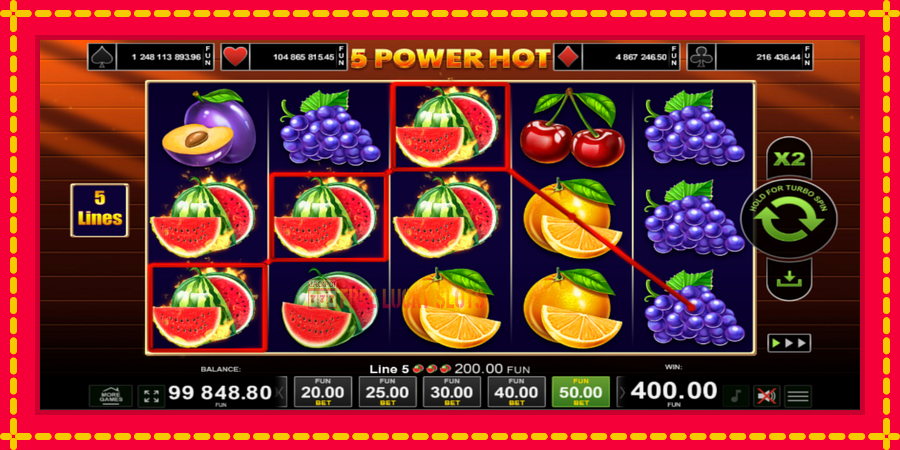 5 Power Hot: สล็อตแมชชีนพร้อมกราฟิกที่ทันสมัย, รูปภาพ 4