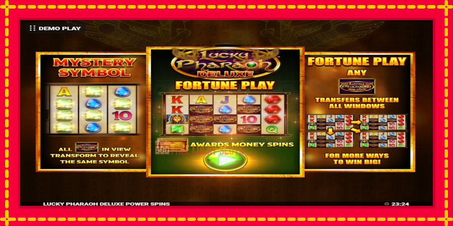 Lucky Pharaoh Deluxe Fortune Play: สล็อตแมชชีนพร้อมกราฟิกที่ทันสมัย, รูปภาพ 1