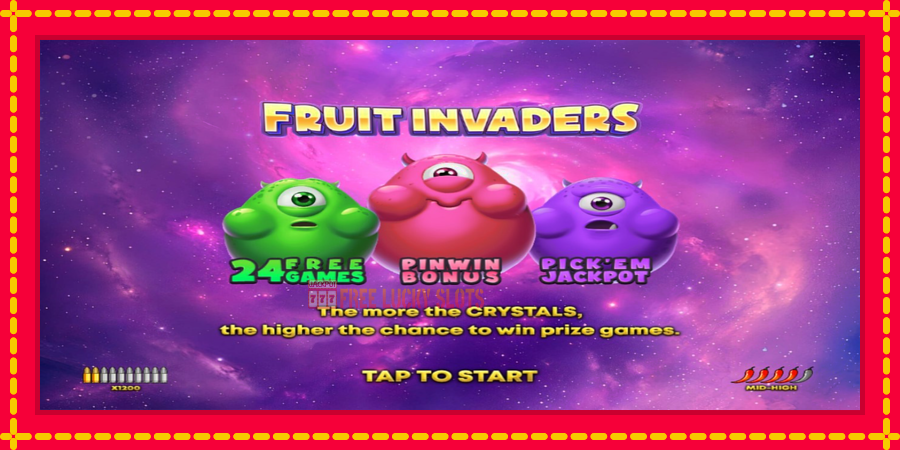 Fruit Invaders: สล็อตแมชชีนพร้อมกราฟิกที่ทันสมัย, รูปภาพ 1