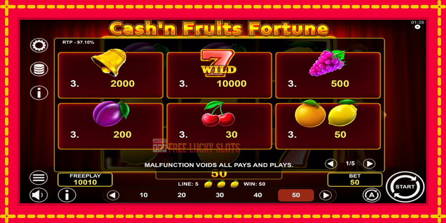 Cashn Fruits Fortune: สล็อตแมชชีนพร้อมกราฟิกที่ทันสมัย, รูปภาพ 5