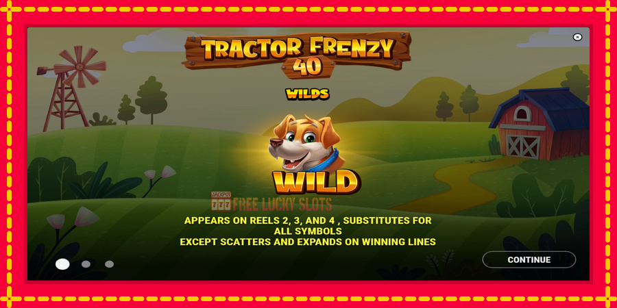 Tractor Frenzy 40: สล็อตแมชชีนพร้อมกราฟิกที่ทันสมัย, รูปภาพ 1