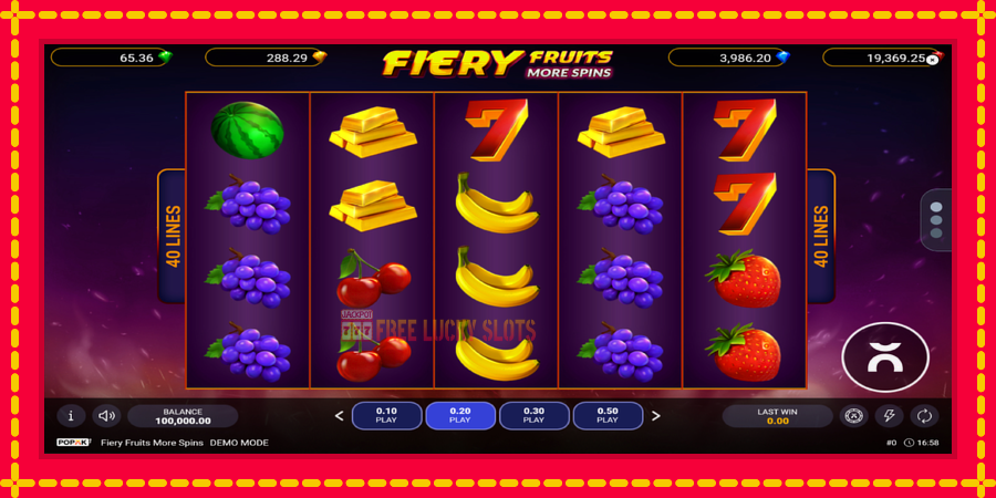 Fiery Fruits More Spins: สล็อตแมชชีนพร้อมกราฟิกที่ทันสมัย, รูปภาพ 1