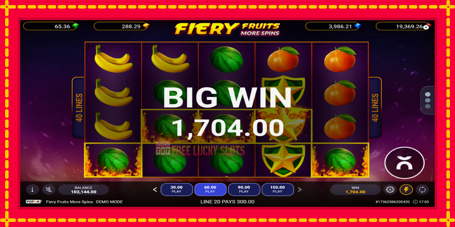 Fiery Fruits More Spins: สล็อตแมชชีนพร้อมกราฟิกที่ทันสมัย, รูปภาพ 4