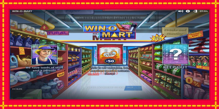 Win-O-Mart: สล็อตแมชชีนพร้อมกราฟิกที่ทันสมัย, รูปภาพ 4