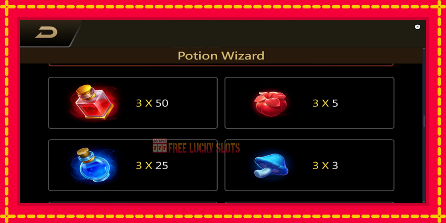 Potion Wizard: สล็อตแมชชีนพร้อมกราฟิกที่ทันสมัย, รูปภาพ 6