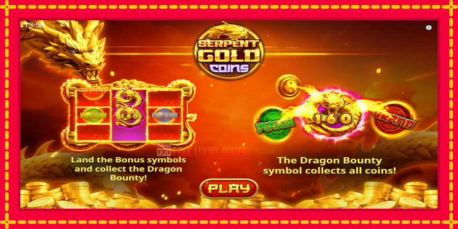 Serpent Gold Coins: สล็อตแมชชีนพร้อมกราฟิกที่ทันสมัย, รูปภาพ 1