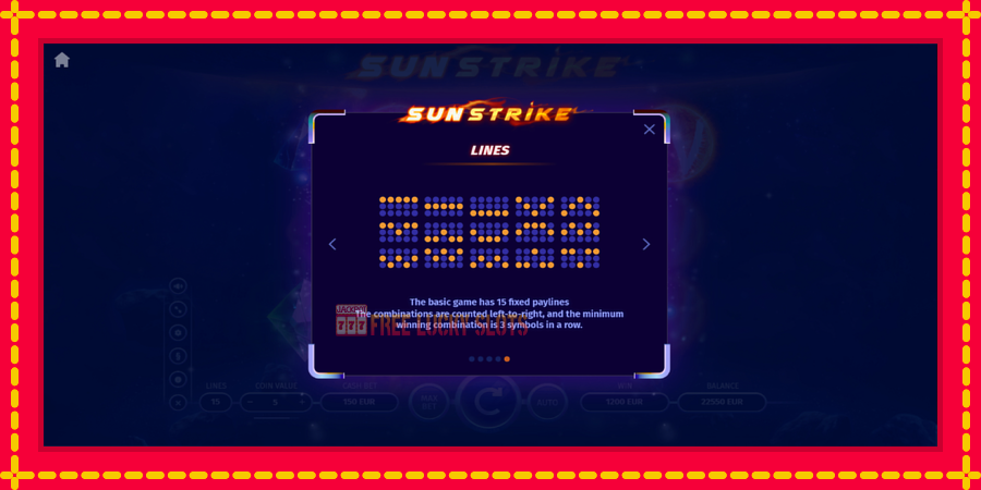 Sun Strike: สล็อตแมชชีนพร้อมกราฟิกที่ทันสมัย, รูปภาพ 7