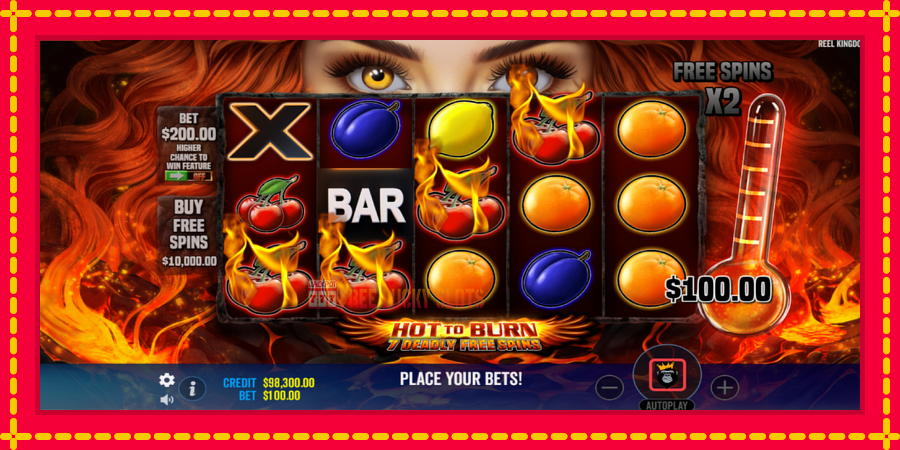 Hot to Burn - 7 Deadly Free Spins: สล็อตแมชชีนพร้อมกราฟิกที่ทันสมัย, รูปภาพ 4