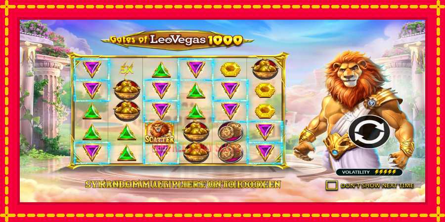 Gates of LeoVegas 1000: สล็อตแมชชีนพร้อมกราฟิกที่ทันสมัย, รูปภาพ 1