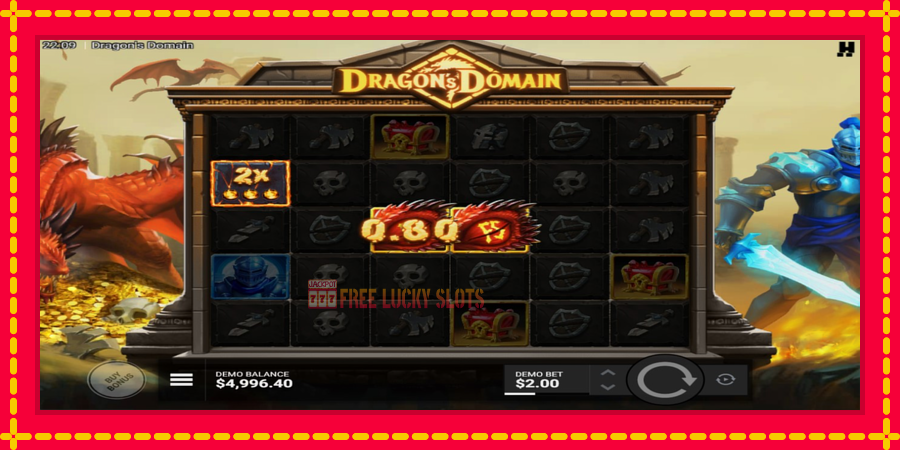 Dragons Domain: สล็อตแมชชีนพร้อมกราฟิกที่ทันสมัย, รูปภาพ 3