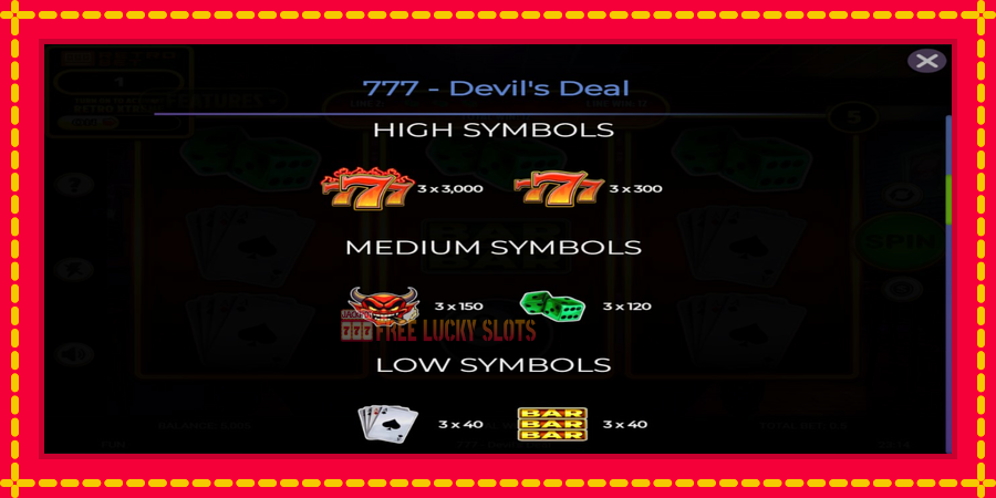 777 Devils Deal: สล็อตแมชชีนพร้อมกราฟิกที่ทันสมัย, รูปภาพ 5