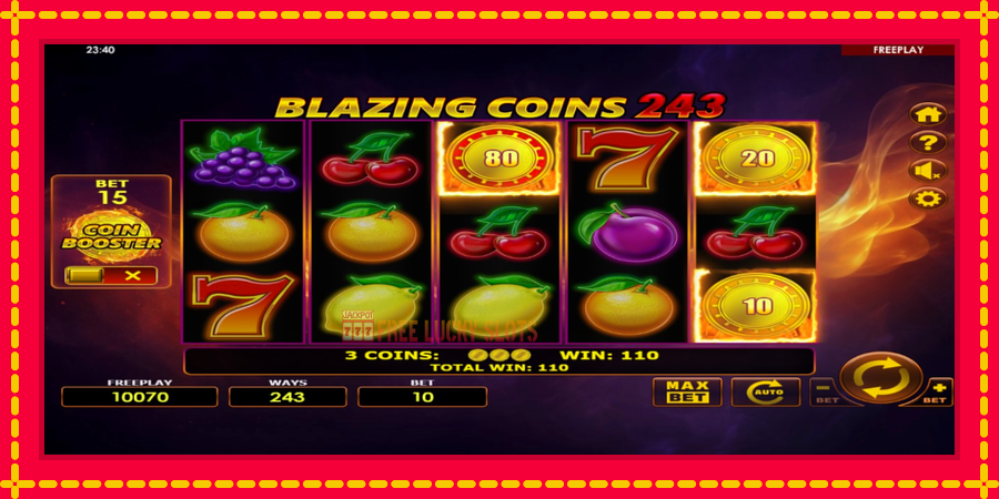 Blazing Coins 243: สล็อตแมชชีนพร้อมกราฟิกที่ทันสมัย, รูปภาพ 3