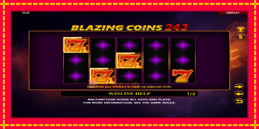 Blazing Coins 243: สล็อตแมชชีนพร้อมกราฟิกที่ทันสมัย, รูปภาพ 5