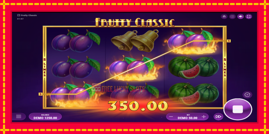 Fruity Classic: สล็อตแมชชีนพร้อมกราฟิกที่ทันสมัย, รูปภาพ 2