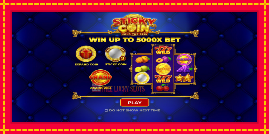 Sticky Coin: Hold the Spin: สล็อตแมชชีนพร้อมกราฟิกที่ทันสมัย, รูปภาพ 1