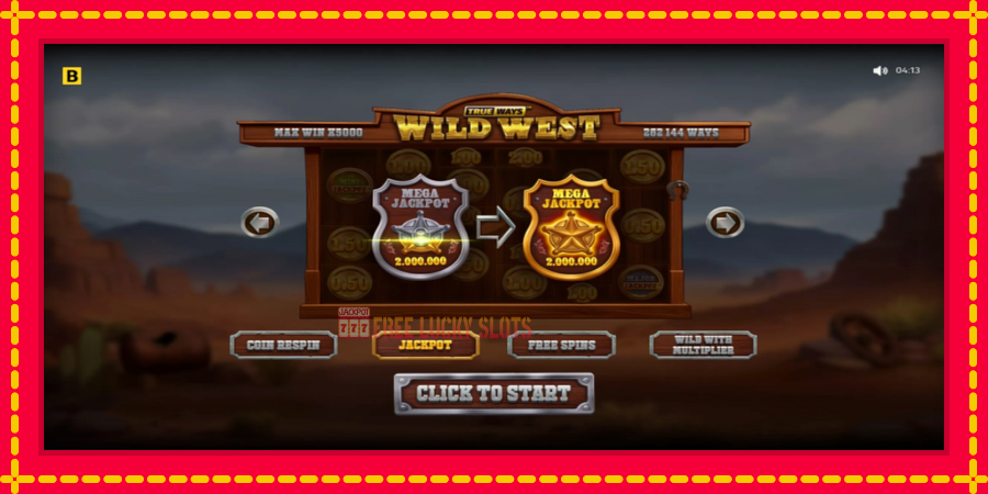 Wild West Trueways: สล็อตแมชชีนพร้อมกราฟิกที่ทันสมัย, รูปภาพ 1