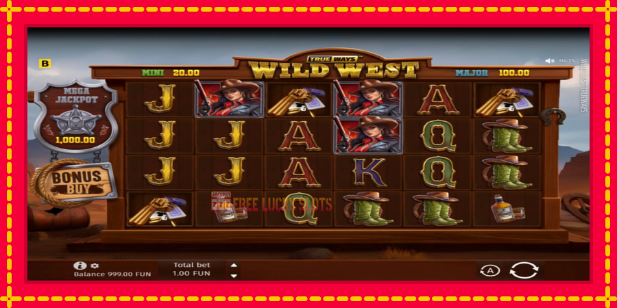 Wild West Trueways: สล็อตแมชชีนพร้อมกราฟิกที่ทันสมัย, รูปภาพ 2