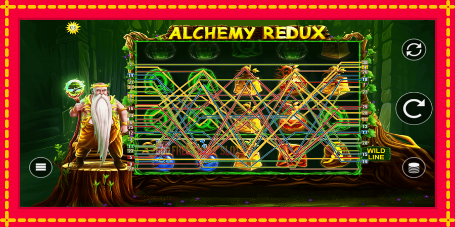 Alchemy Redux: สล็อตแมชชีนพร้อมกราฟิกที่ทันสมัย, รูปภาพ 1