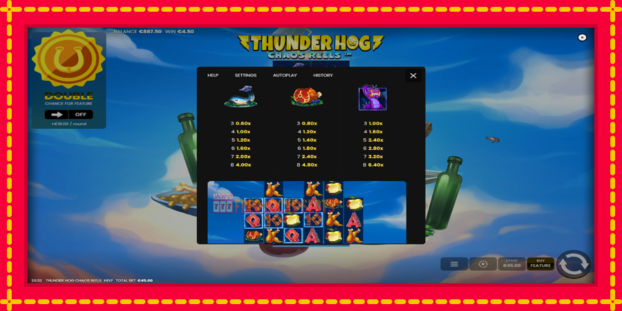 Thunder Hog Chaos Reels: สล็อตแมชชีนพร้อมกราฟิกที่ทันสมัย, รูปภาพ 6