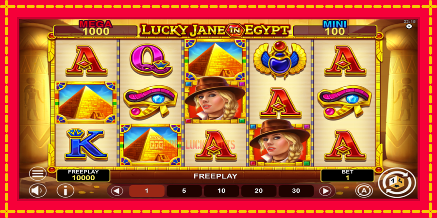 Lucky Jane in Egypt Hold & Win: สล็อตแมชชีนพร้อมกราฟิกที่ทันสมัย, รูปภาพ 2