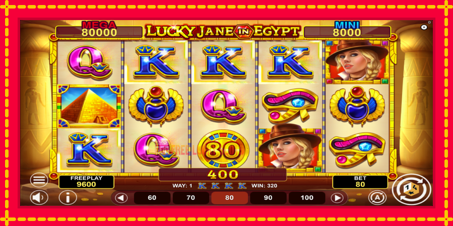 Lucky Jane in Egypt Hold & Win: สล็อตแมชชีนพร้อมกราฟิกที่ทันสมัย, รูปภาพ 3