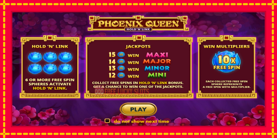 Phoenix Queen Hold N Link: สล็อตแมชชีนพร้อมกราฟิกที่ทันสมัย, รูปภาพ 1