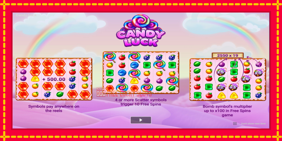 Candy Luck: สล็อตแมชชีนพร้อมกราฟิกที่ทันสมัย, รูปภาพ 1