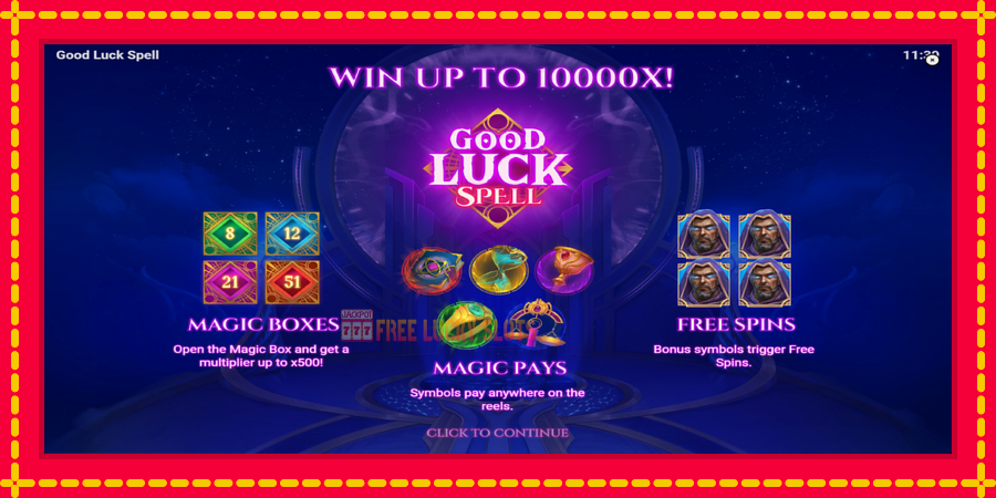 Good Luck Spell: สล็อตแมชชีนพร้อมกราฟิกที่ทันสมัย, รูปภาพ 1