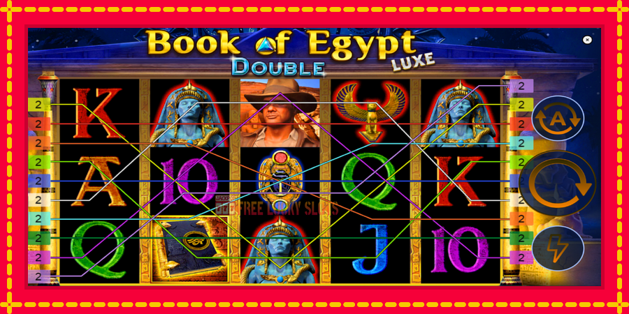 Book of Egypt Double Luxe: สล็อตแมชชีนพร้อมกราฟิกที่ทันสมัย, รูปภาพ 1