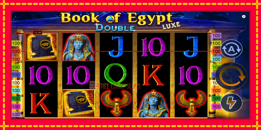 Book of Egypt Double Luxe: สล็อตแมชชีนพร้อมกราฟิกที่ทันสมัย, รูปภาพ 2