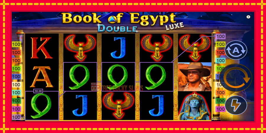 Book of Egypt Double Luxe: สล็อตแมชชีนพร้อมกราฟิกที่ทันสมัย, รูปภาพ 4