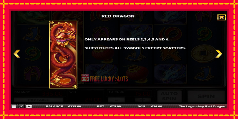 The Legendary Red Dragon: สล็อตแมชชีนพร้อมกราฟิกที่ทันสมัย, รูปภาพ 5