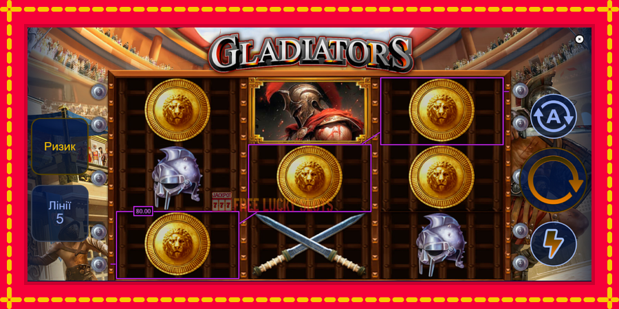 Gladiators: สล็อตแมชชีนพร้อมกราฟิกที่ทันสมัย, รูปภาพ 3